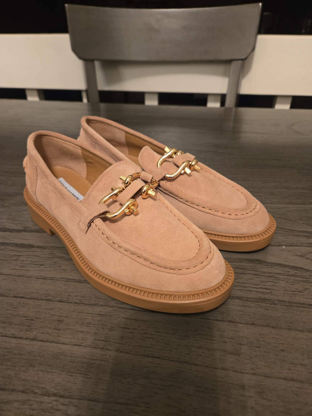Steve Madden Woman’s Kalon Tan Suede Pull-on Loafers Sz 6 Medium Gold Toolbit